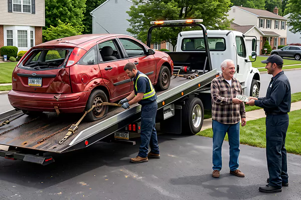 Salvage Car Pick Up in Dallas, TX