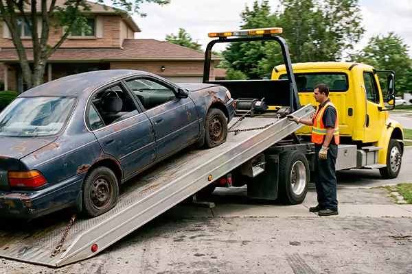 Same-Day Junk Car Removal in Dallas, TX