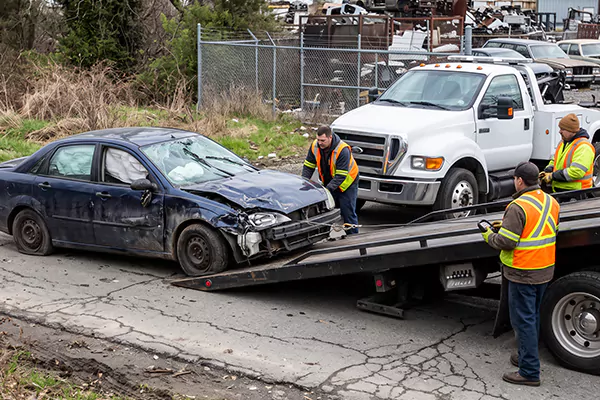 Wrecked Car Removal in Dallas, TX