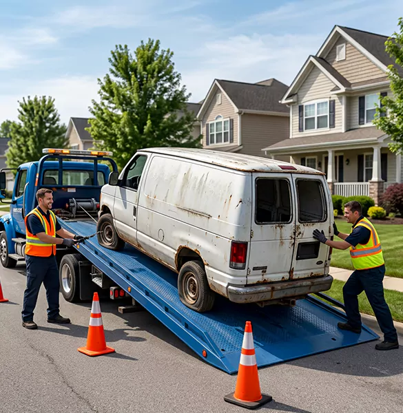 Trusted junk van removal service in Dallas, TX
