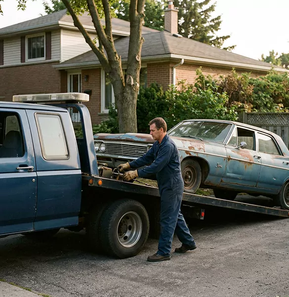 Trusted old car removal service in Dallas, TX