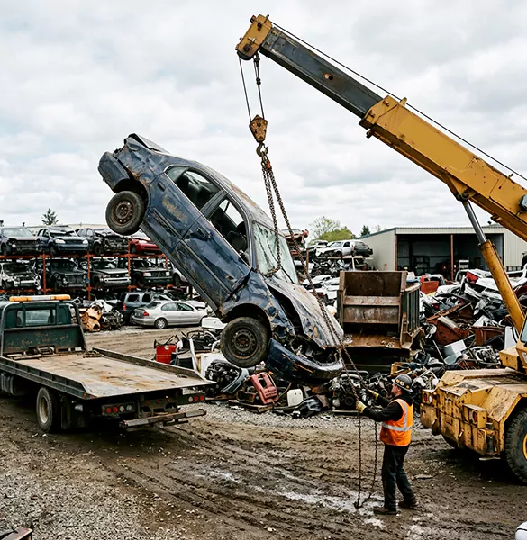 Trusted salvage car removal service in Dallas, TX