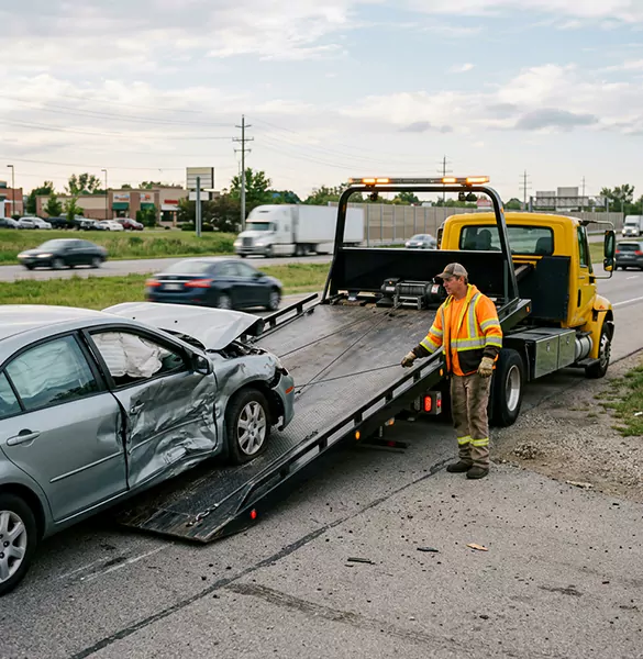 Trusted wrecked car removal service in Dallas, TX