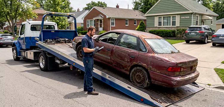 Non-Running Junk Vehicle Removal in Dallas