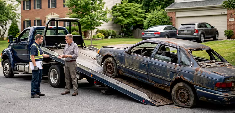 Old Junk Car Removal in Dallas